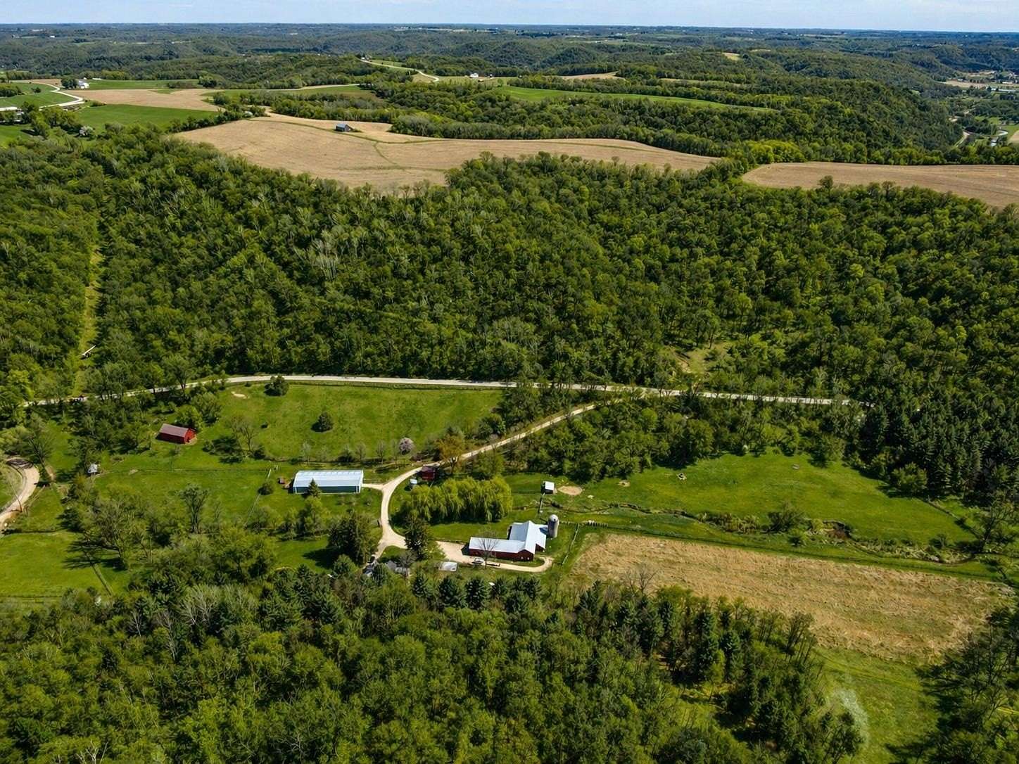 251 Acres of Land with Home for Sale in Soldiers Grove, Wisconsin