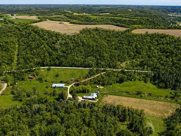 251 Acres of Land with Home for Sale in Soldiers Grove, Wisconsin
