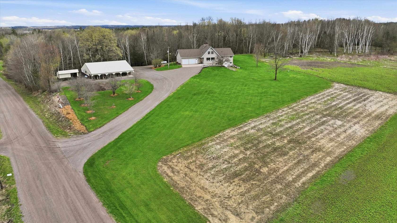 5 Acres of Land with Home for Sale in Medford, Wisconsin