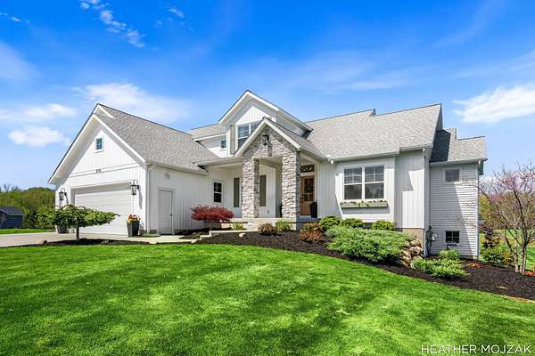 4.5 Acres of Land with Home for Sale in Caledonia, Michigan