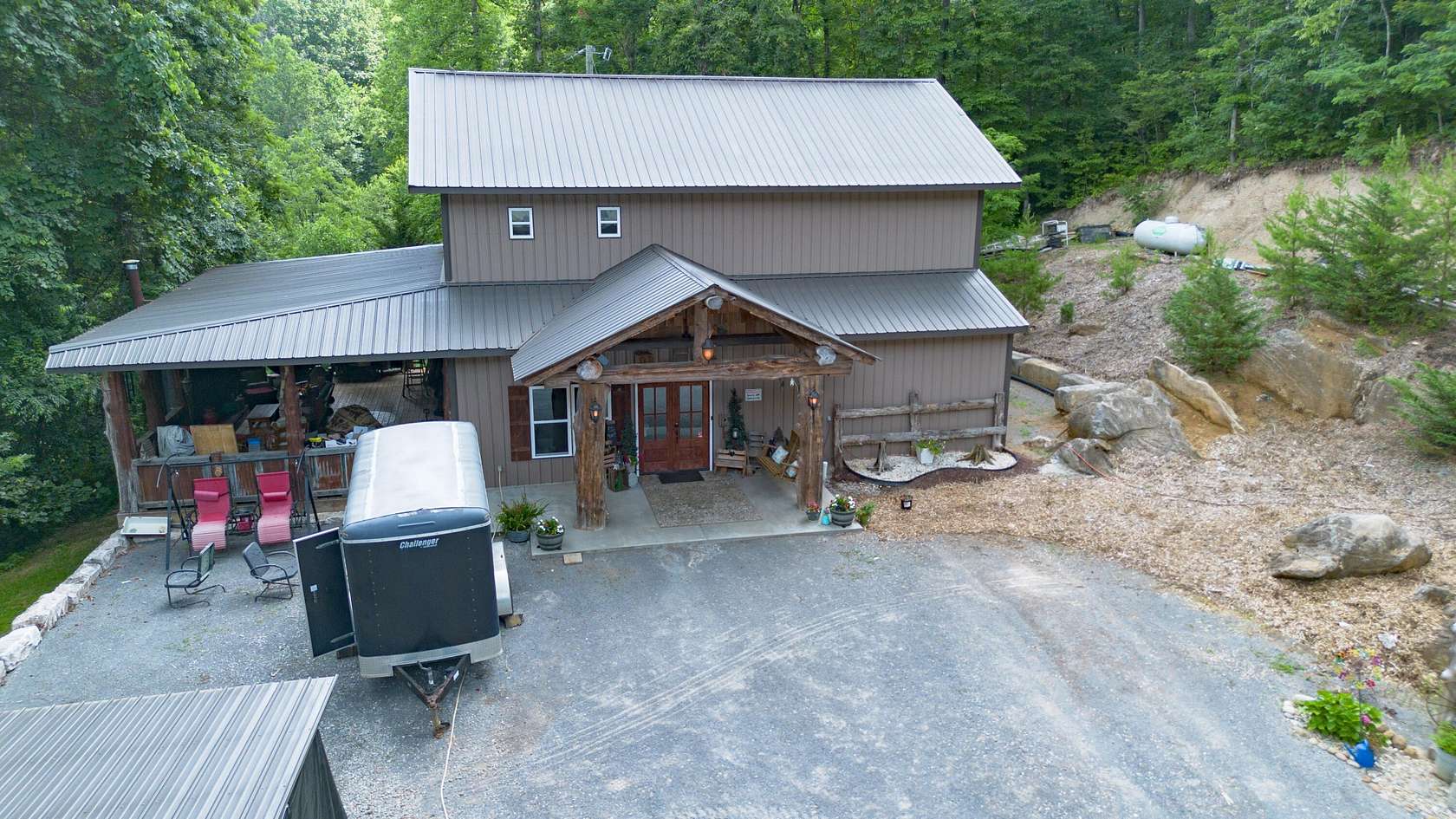 35 Acres of Recreational Land with Home for Auction in Luttrell, Tennessee
