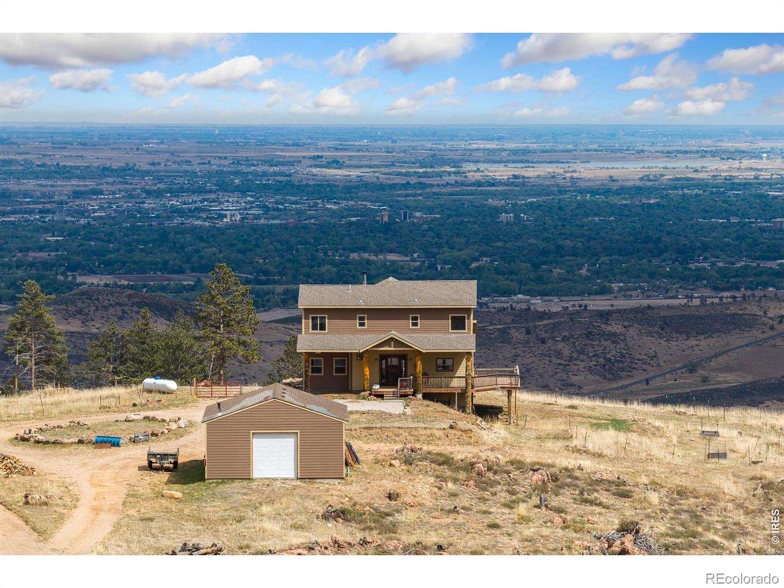 11 Acres of Land with Home for Sale in Bellvue, Colorado