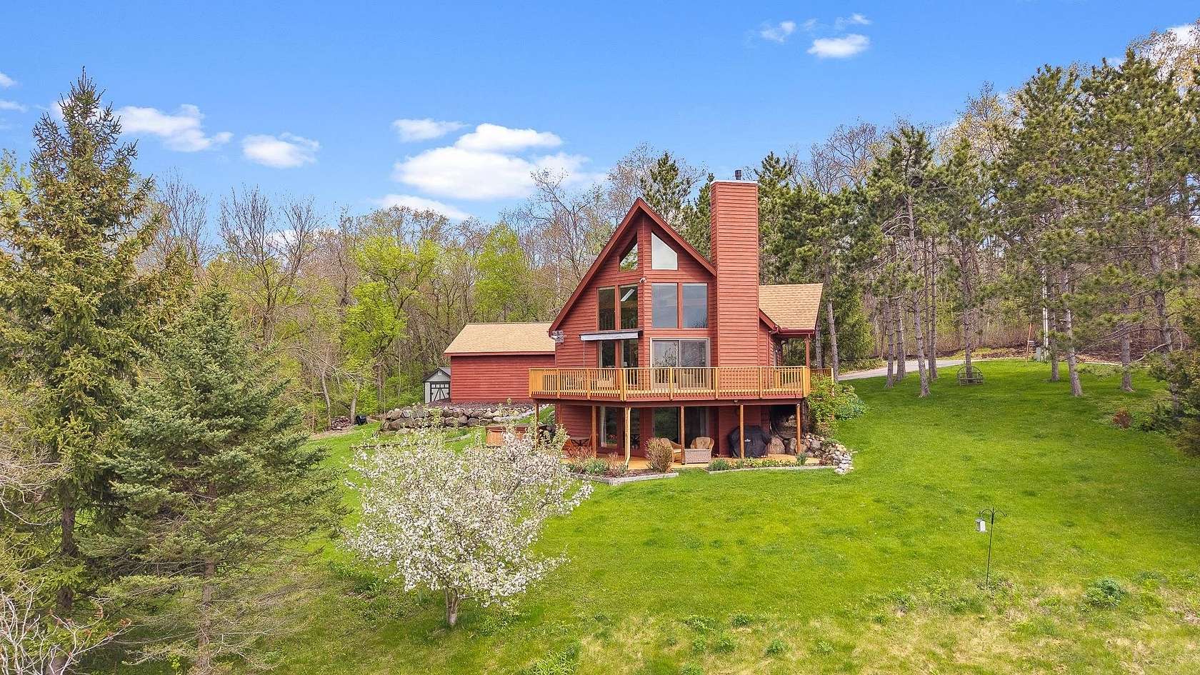 6.84 Acres of Land with Home for Sale in Merrimac, Wisconsin