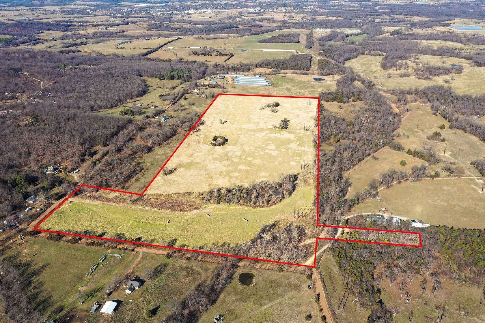 147 Acres of Land for Sale in Green Forest, Arkansas