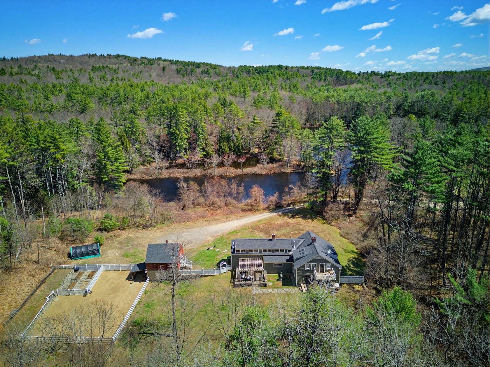 3.15 Acres of Land with Home for Sale in New Boston, New Hampshire