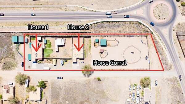 1.58 Acres of Land with Home for Sale in Santa Fe, New Mexico