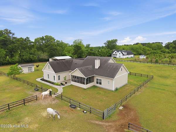 5 Acres of Land with Home for Sale in Castle Hayne, North Carolina