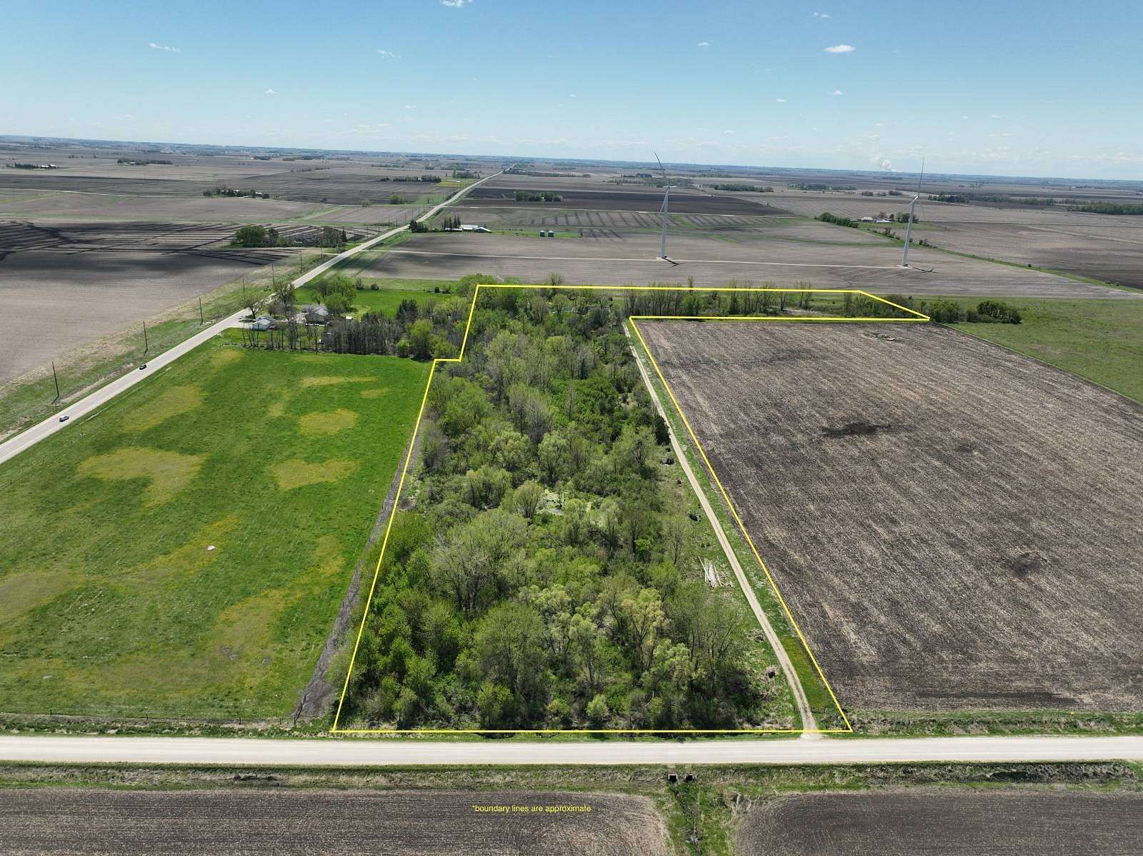 19.3 Acres of Recreational & Residential Land for Sale in Charles City, Iowa