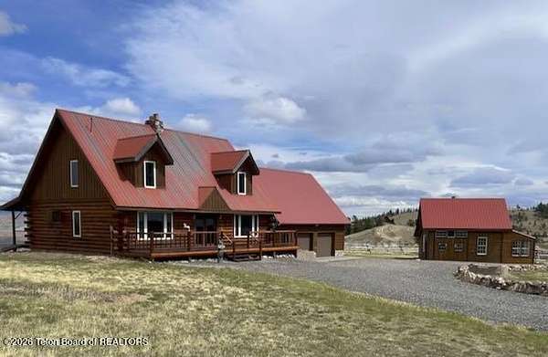 4 Acres of Land with Home for Sale in Dubois, Wyoming