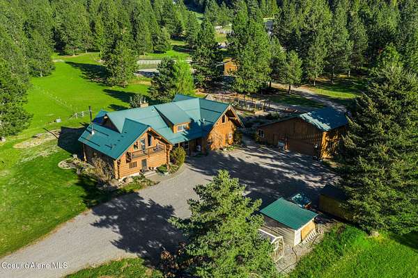 10 Acres of Land with Home for Sale in Harrison, Idaho