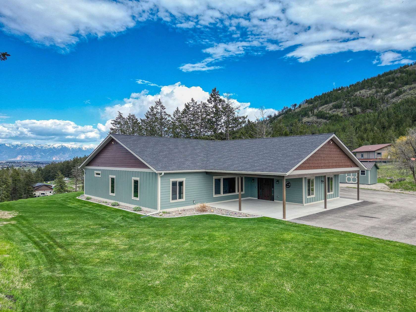 5 Acres of Land with Home for Sale in Kalispell, Montana