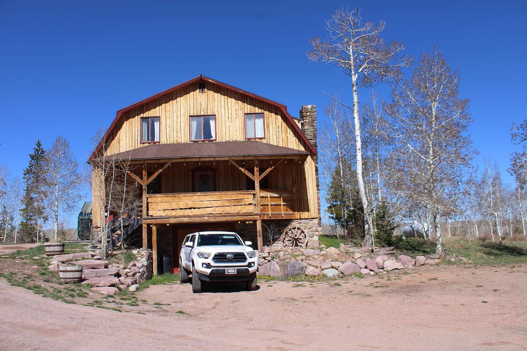 7.37 Acres of Land with Home for Sale in Robertson, Wyoming