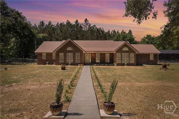 28.8 Acres of Land with Home for Sale in Ludowici, Georgia