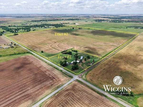 7 Acres of Land with Home for Auction in Enid, Oklahoma