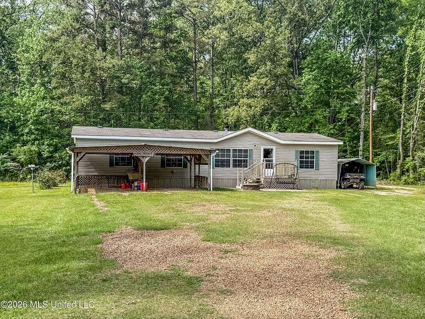 25 Acres of Recreational Land with Home for Sale in Terry, Mississippi