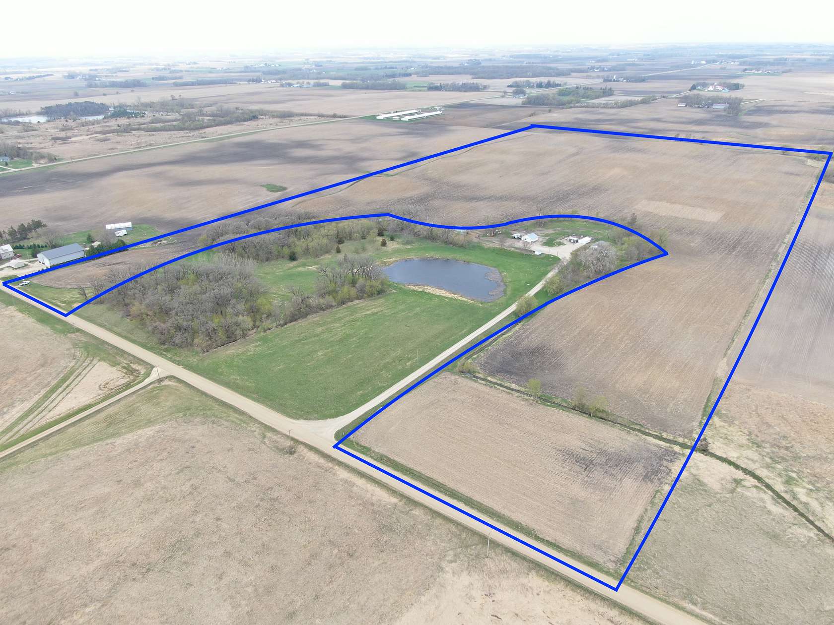 62 Acres of Agricultural Land for Sale in Owatonna, Minnesota