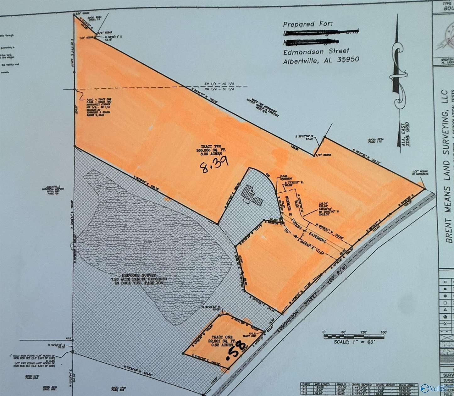 7.5 Acres of Land for Sale in Albertville, Alabama