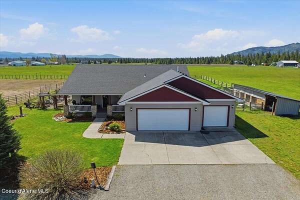 10 Acres of Land with Home for Sale in Athol, Idaho