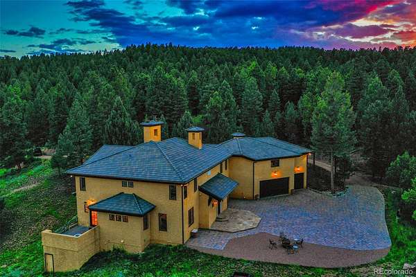 40 Acres of Recreational Land with Home for Sale in Woodland Park, Colorado