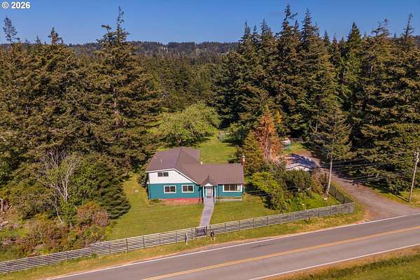 5.63 Acres of Land with Home for Sale in Port Orford, Oregon