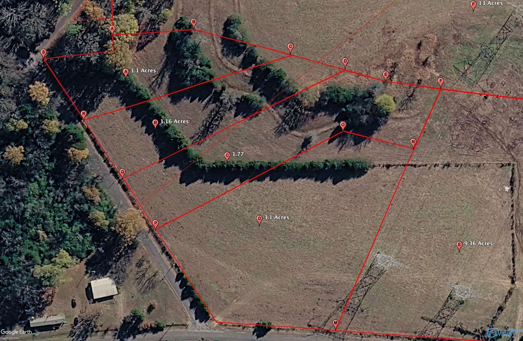 1.77 Acres of Residential Land for Sale in Hollywood, Alabama