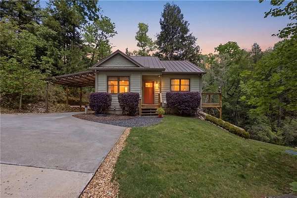 7.47 Acres of Land with Home for Sale in Cleveland, Georgia