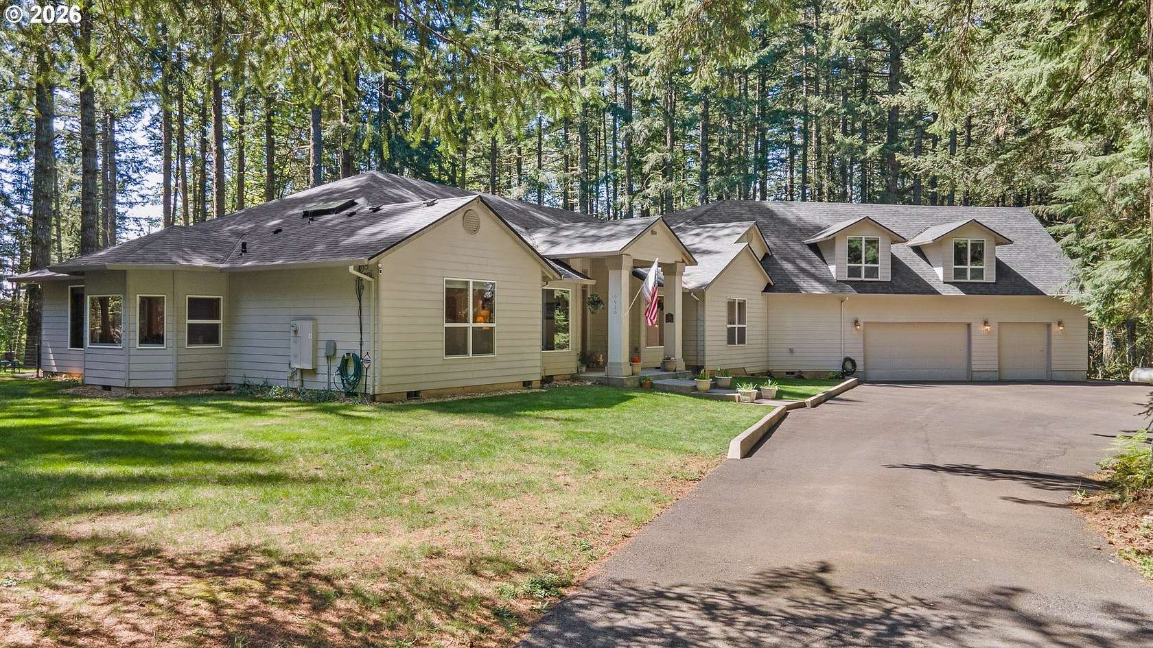 10 Acres of Recreational Land with Home for Sale in Corbett, Oregon