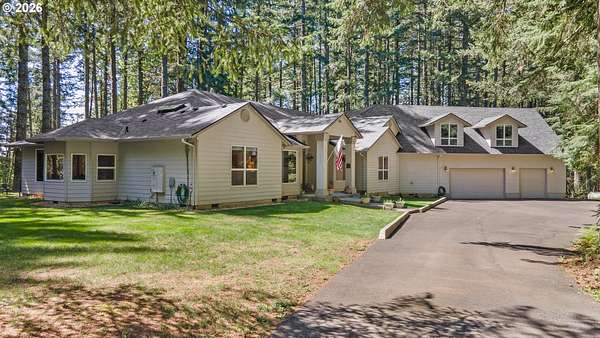 10 Acres of Recreational Land with Home for Sale in Corbett, Oregon