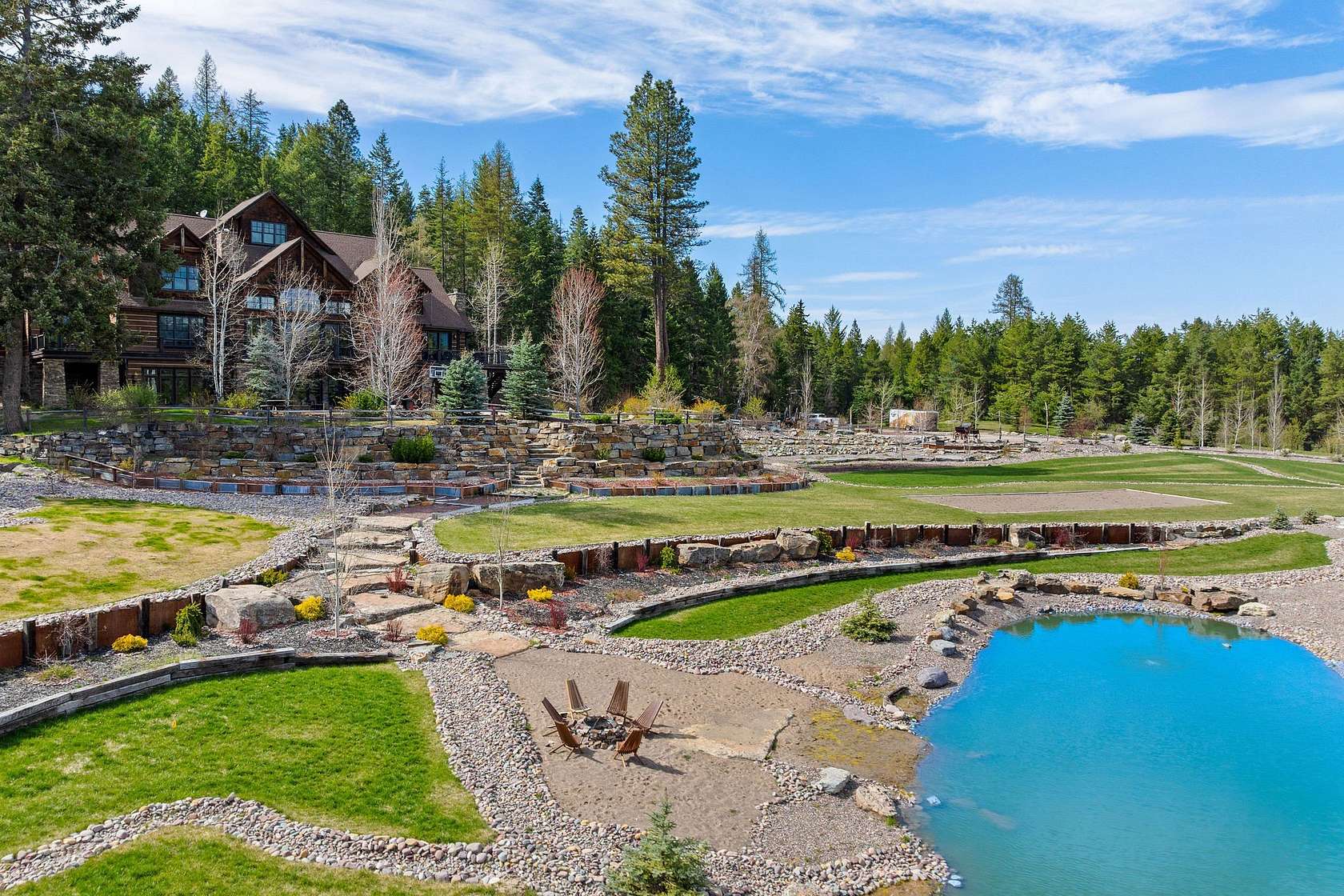50.4 Acres of Land with Home for Sale in Bigfork, Montana