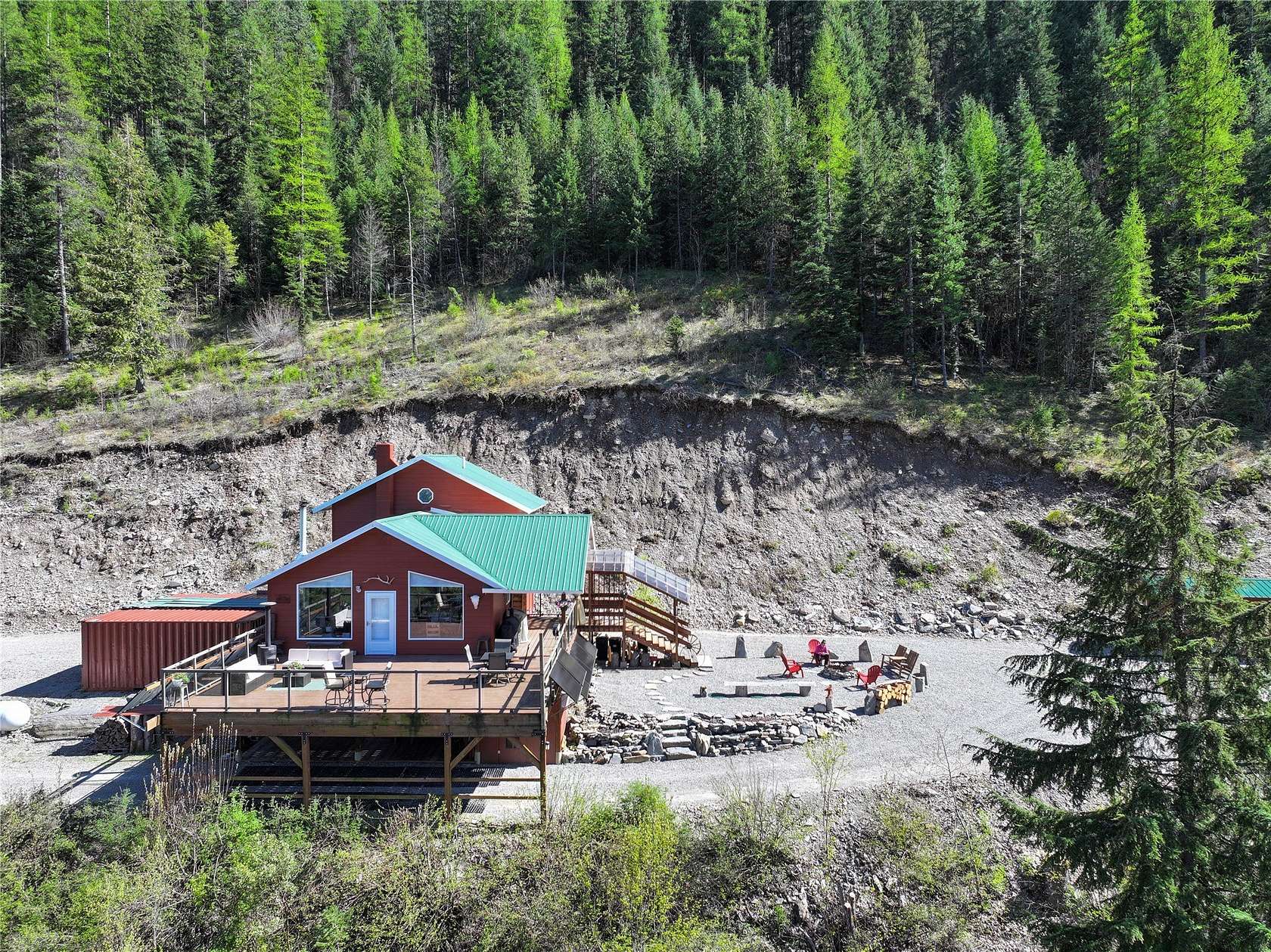 20 Acres of Recreational Land with Home for Sale in Trout Creek, Montana