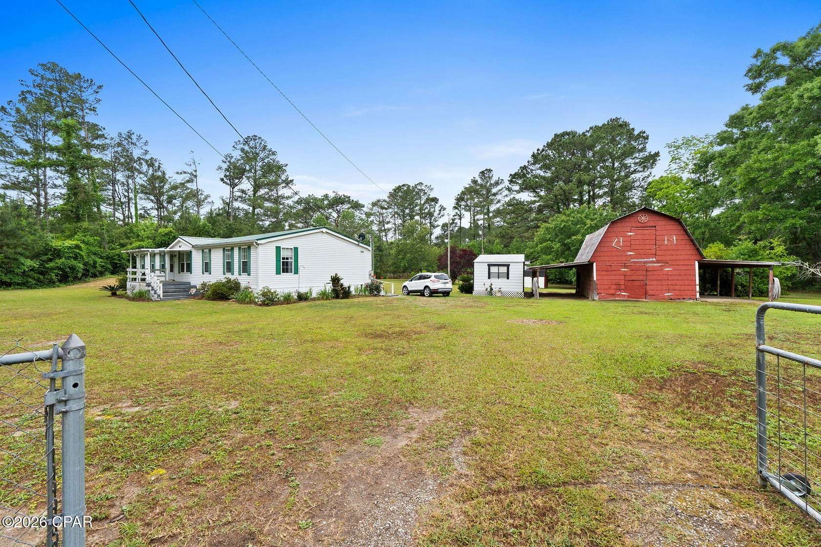 3.43 Acres of Land with Home for Sale in Chipley, Florida