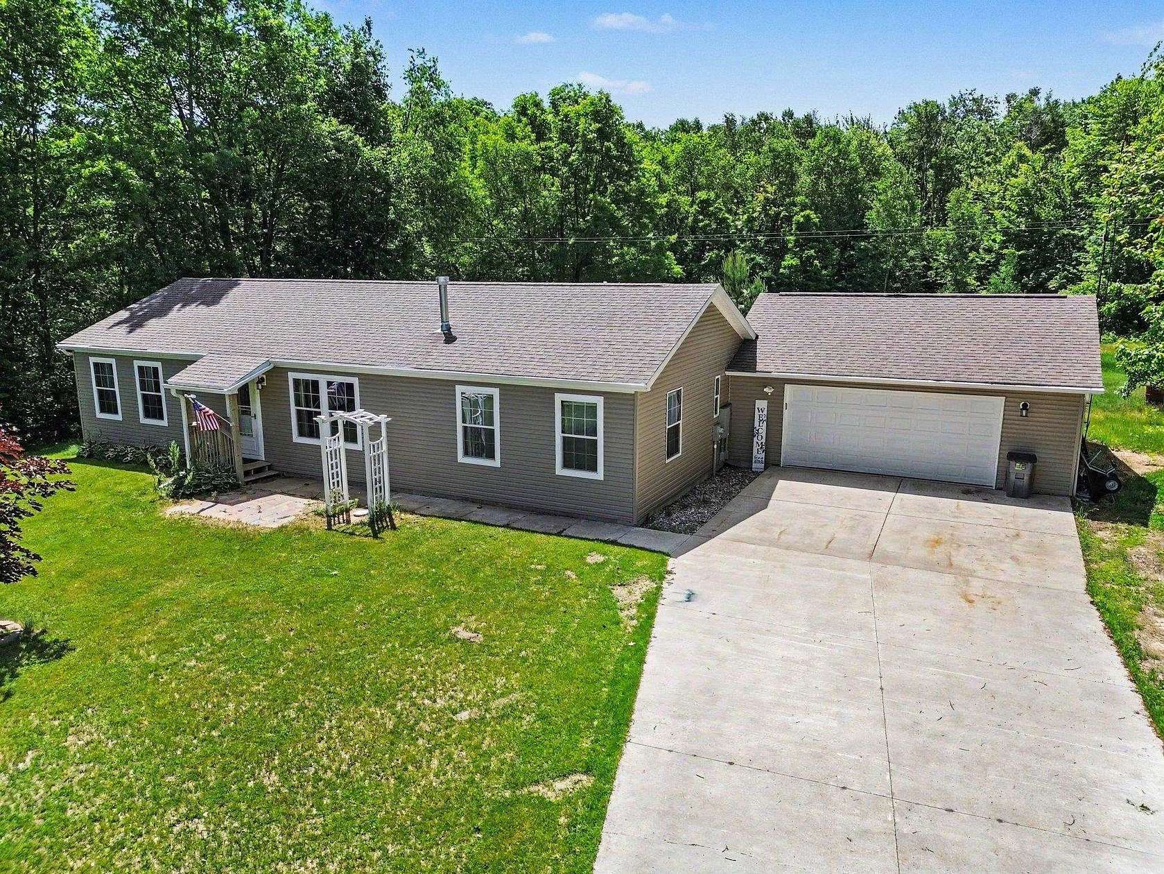 9.13 Acres of Land with Home for Sale in Harrison, Michigan