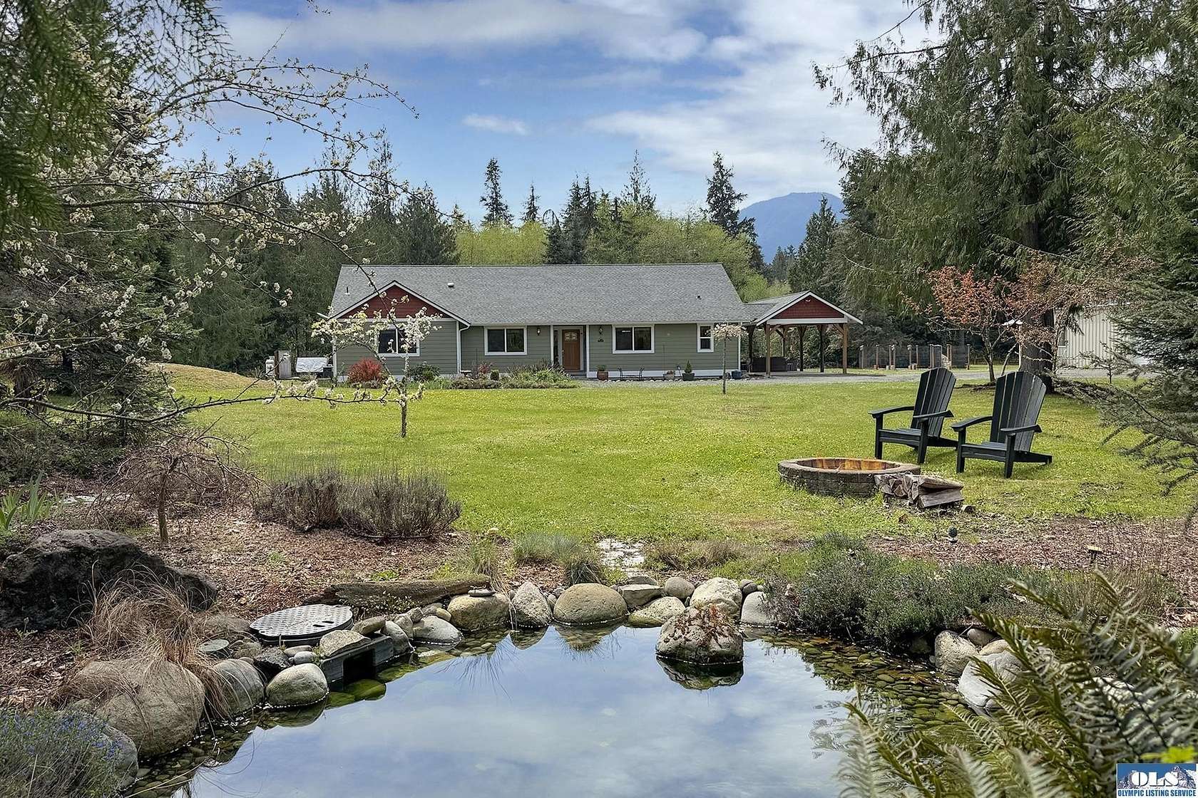 6.47 Acres of Land with Home for Sale in Port Angeles, Washington