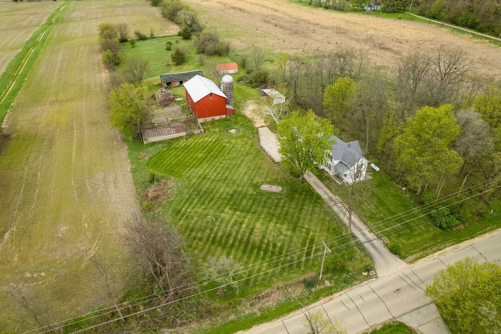10 Acres of Land with Home for Sale in Beloit, Wisconsin