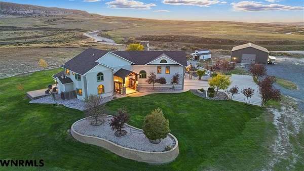 25.2 Acres of Agricultural Land with Home for Sale in Mitchell, Nebraska