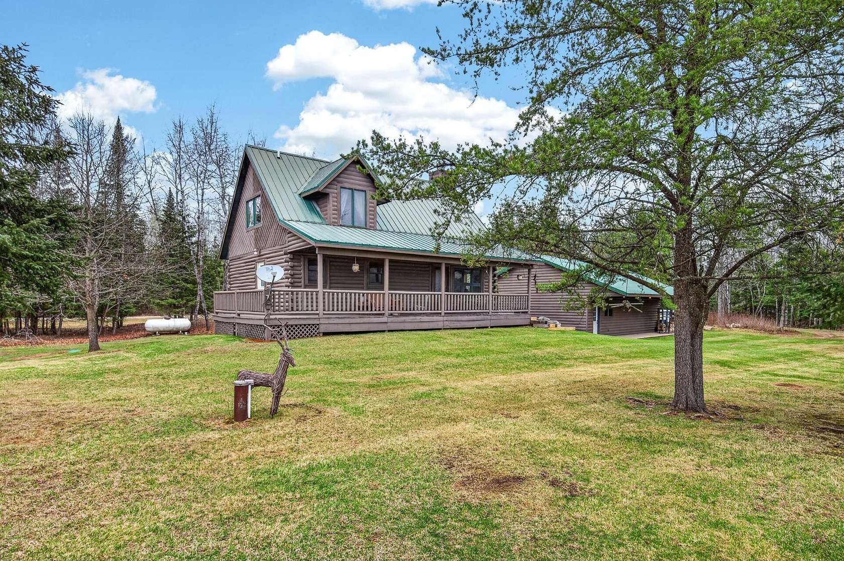 23.4 Acres of Recreational Land with Home for Sale in Tomahawk, Wisconsin