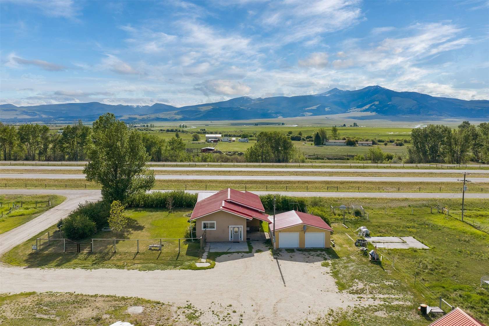 4.3 Acres of Land with Home for Sale in Deer Lodge, Montana