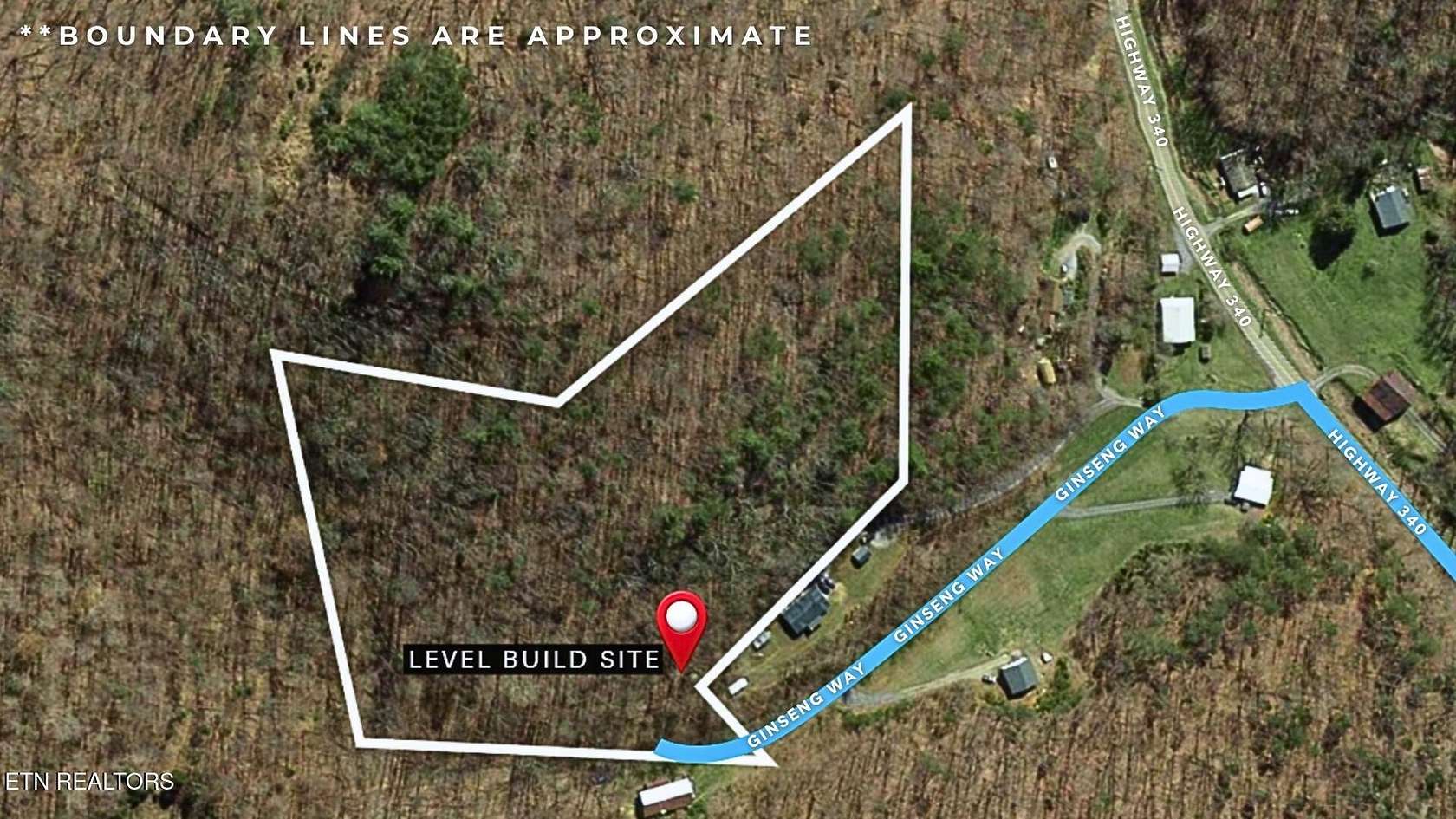 10 Acres of Recreational & Residential Land for Sale in Parrottsville, Tennessee