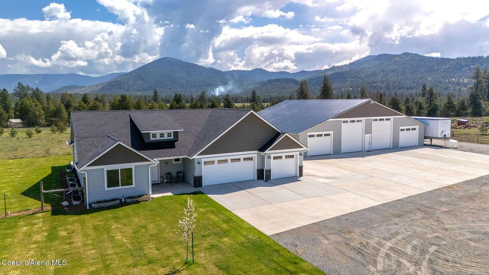 4.77 Acres of Land with Home for Sale in Athol, Idaho
