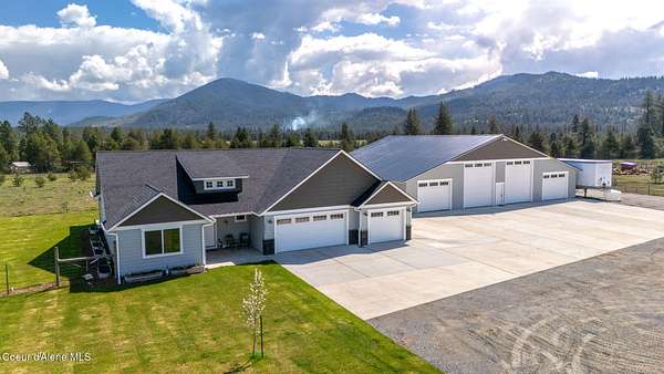4.77 Acres of Land with Home for Sale in Athol, Idaho
