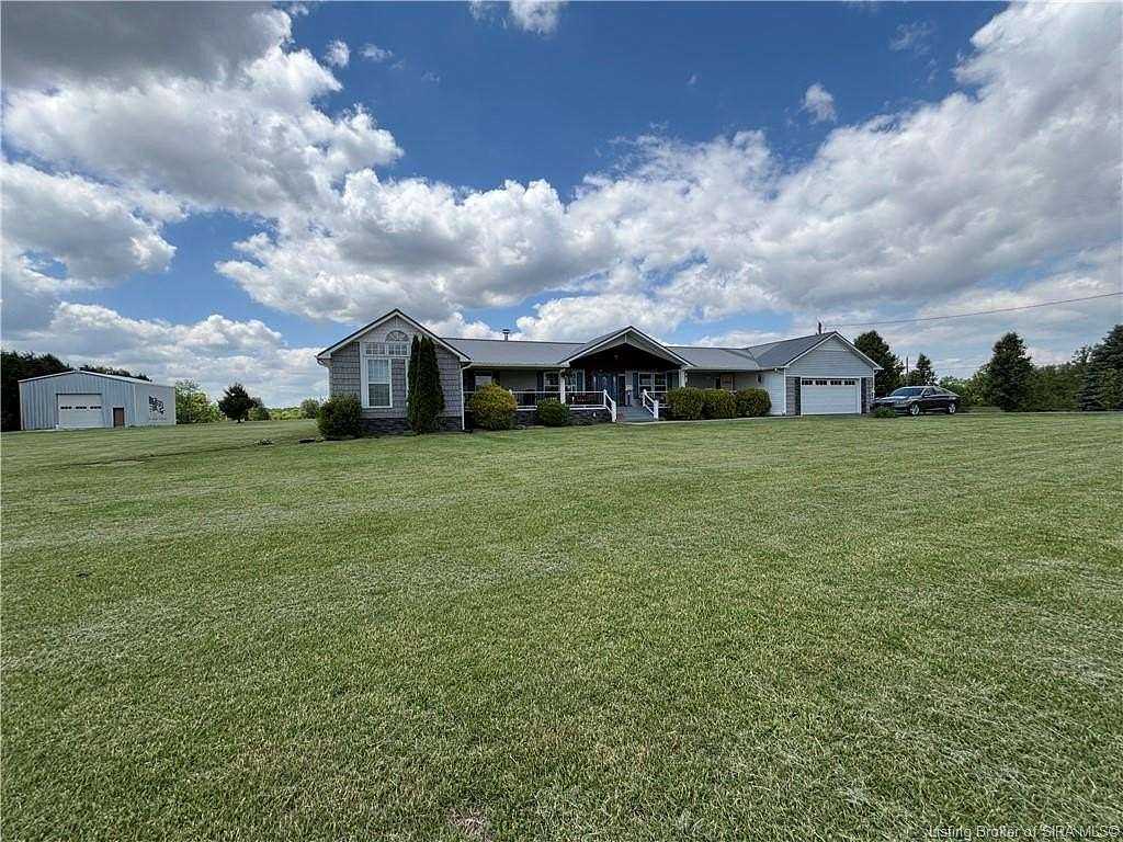 3.68 Acres of Land with Home for Sale in Salem, Indiana