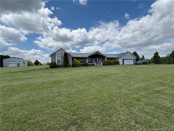 3.68 Acres of Land with Home for Sale in Salem, Indiana
