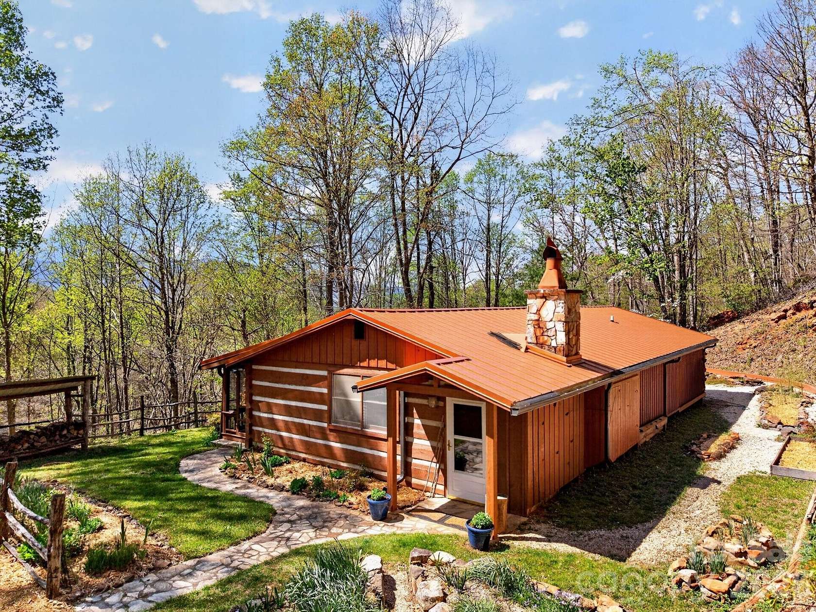 10.8 Acres of Land with Home for Sale in Black Mountain, North Carolina