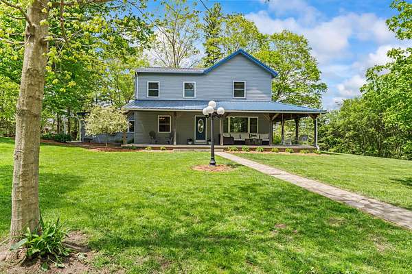 8 Acres of Land with Home for Sale in St. Paris, Ohio