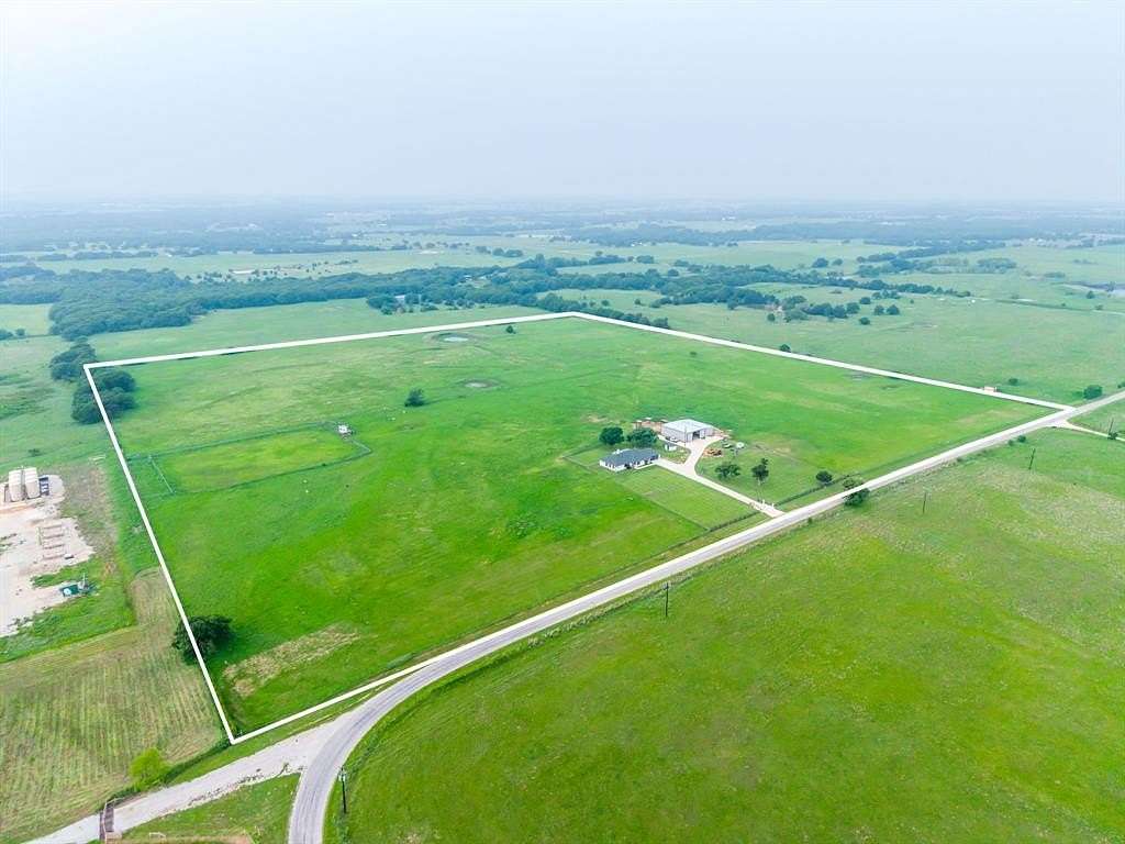 40.5 Acres of Agricultural Land with Home for Sale in Bowie, Texas
