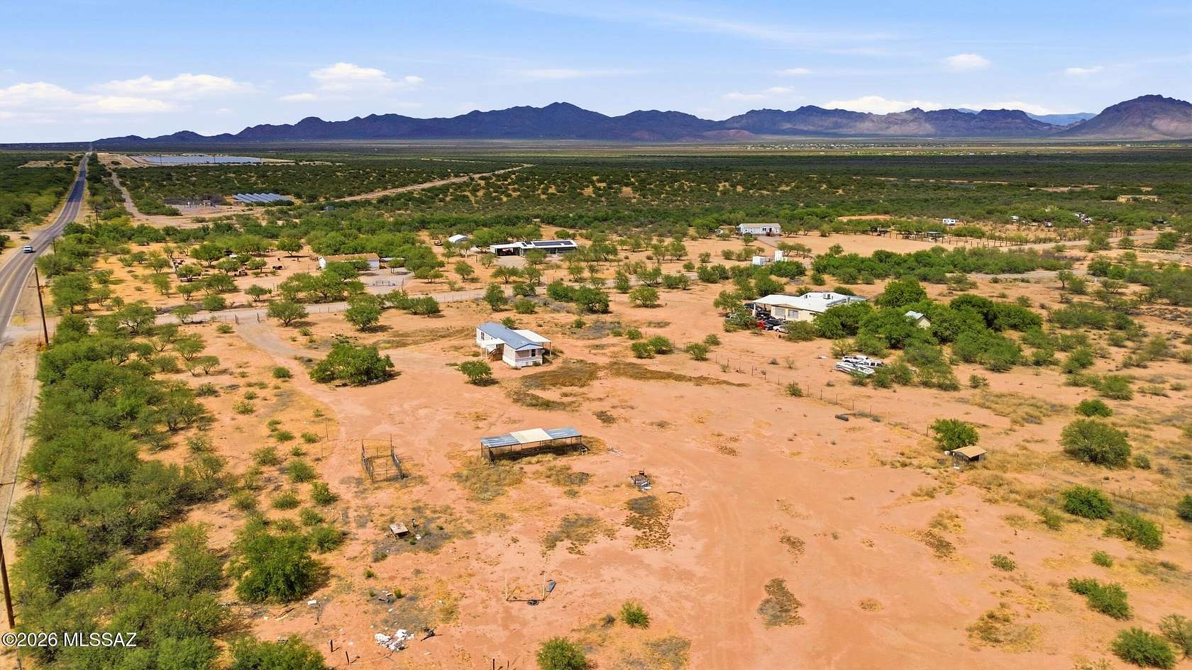 4.14 Acres of Land with Home for Sale in Tucson, Arizona