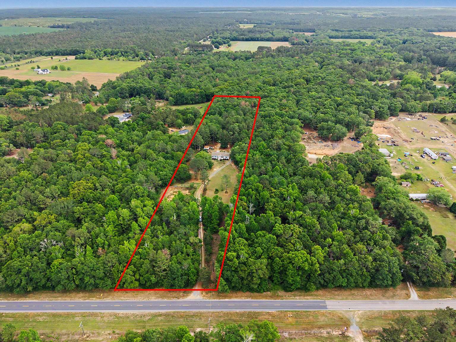 5.8 Acres of Land with Home for Sale in Albany, Georgia