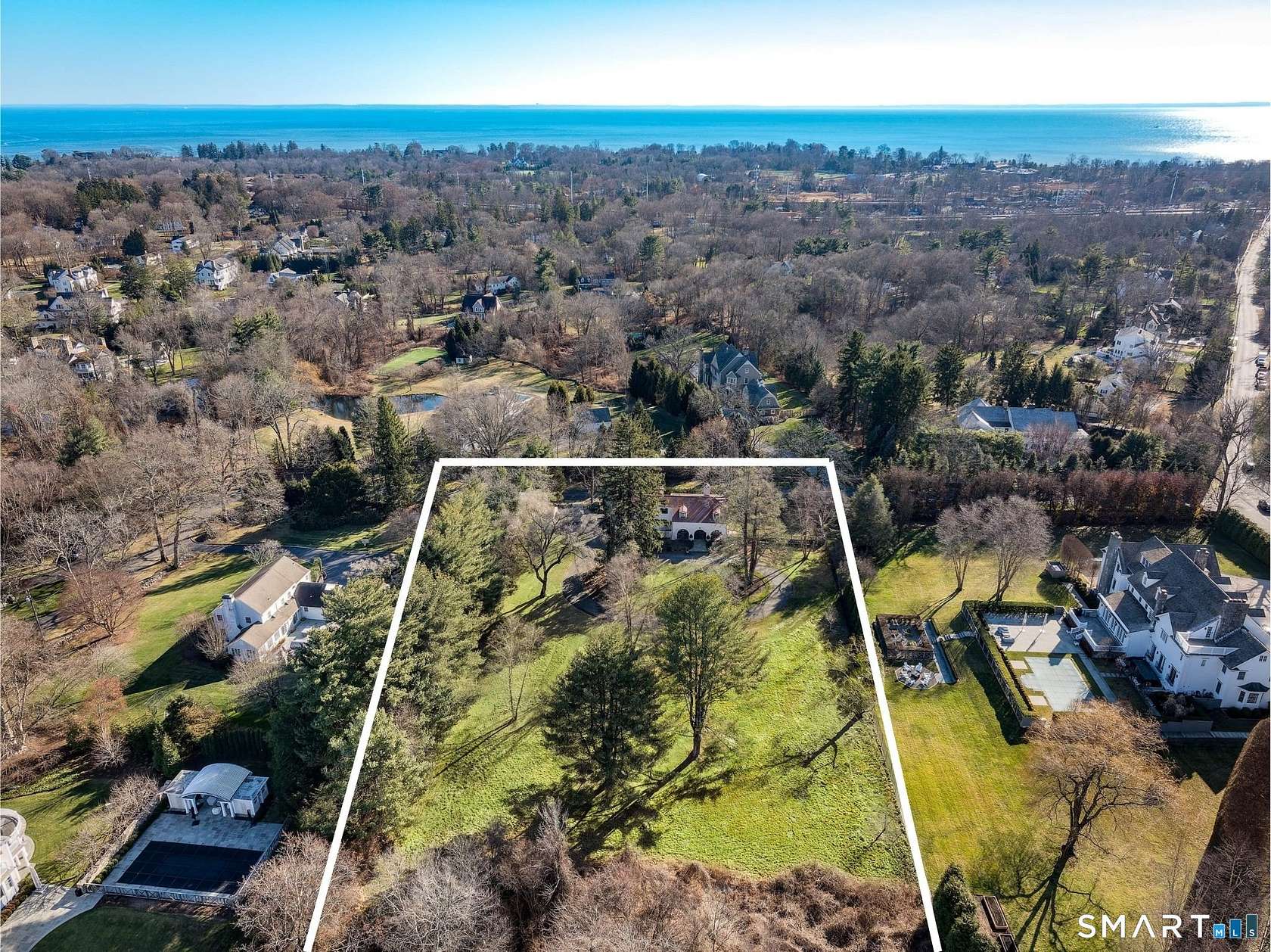 2 Acres of Land with Home for Sale in Westport, Connecticut