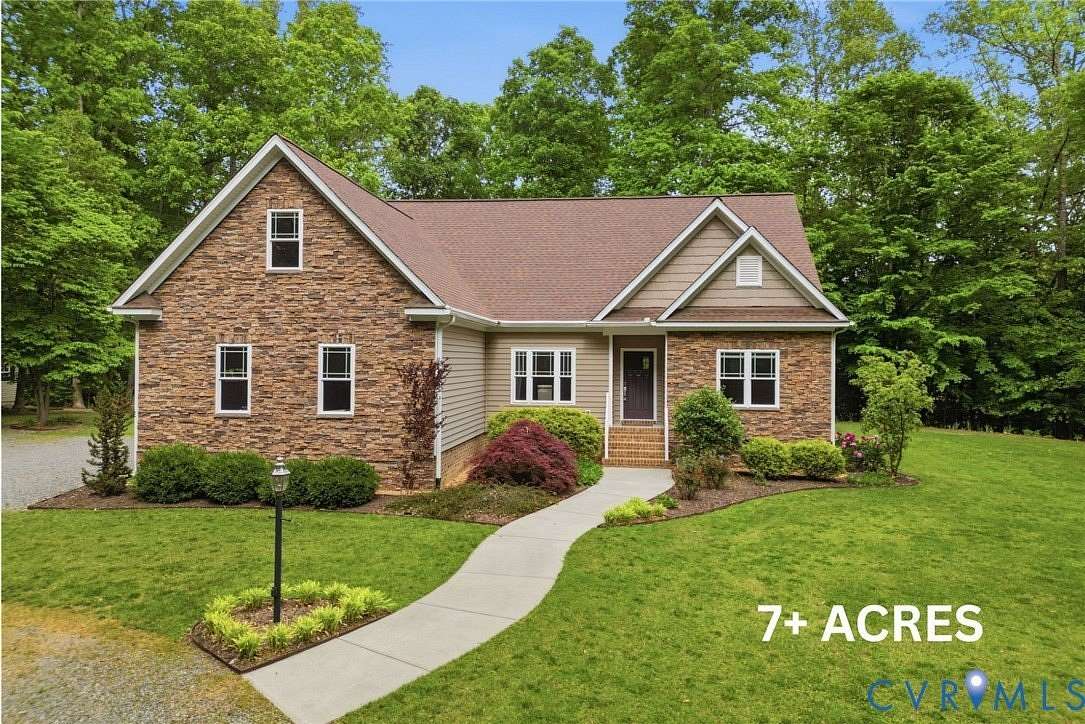 7.35 Acres of Land with Home for Sale in New Kent, Virginia