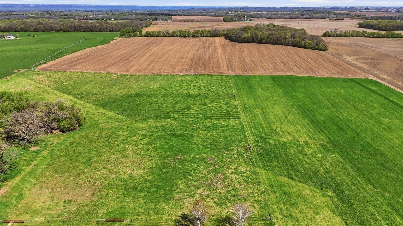 77 Acres of Agricultural Land with Home for Sale in Hastings, Minnesota